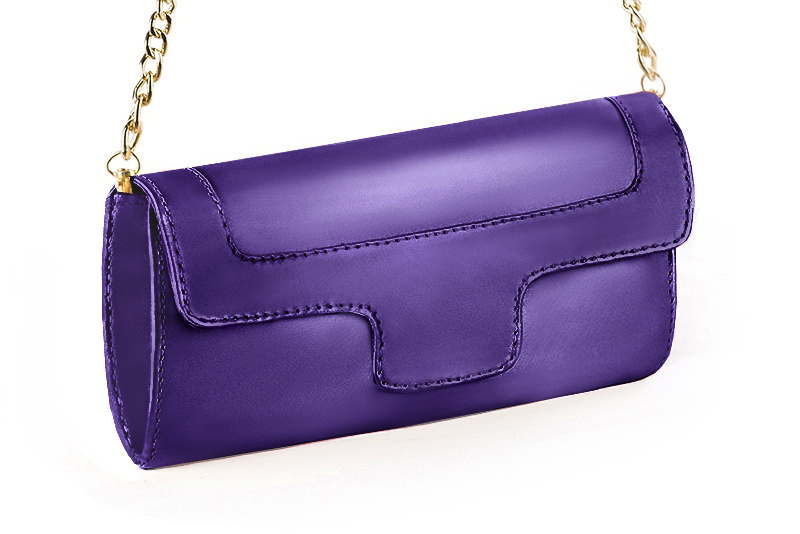 Amethyst purple luxurious elegant clutch for ceremonies, weddings and evenings out.